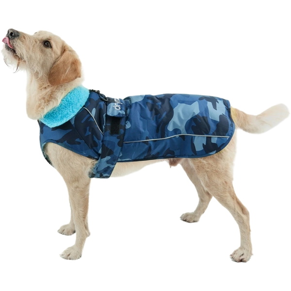 2026 Dryrobe Dog Coat V3DRDC - Blue / Camo